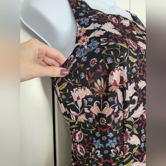 NWOT Rare HTF Unicorn Collectif Bright & Beautiful Strapless Paisley Jumpsuit - Picture 4 of 9